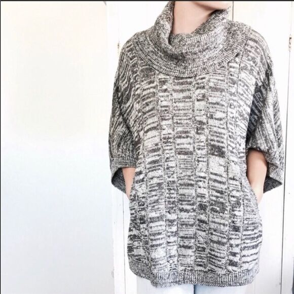 Market & Spruce | Stitch Fix Cilia Poncho Sweater - Picture 1 of 12